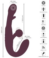 JAVIDA RC Strapless Strap-On With Flicking Tongue