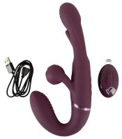 JAVIDA RC Strapless Strap-On With Flicking Tongue