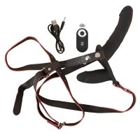 You2Toys RC Vibrating Double Strap-On