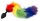 You2Toys fluffy tail Regenbogenfarben