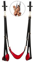 Bad Kitty Door Swing mit schwarzen Gurten