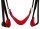 Bad Kitty Door Swing mit schwarzen Gurten