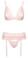 kissable Set aus feinem Tüll und zarter Spitze L/XL