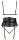 kissable Set aus feiner schwarzer Spitze