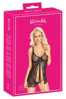 kissable Set Babydoll aus feinem Powernet S/M