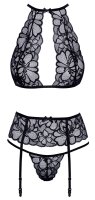 kissable Set aus feiner Blütenspitze L/XL