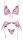 kissable Set aus feinem roséfarbenem Powernet L/XL