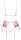 kissable Set aus feinem roséfarbenem Powernet L/XL