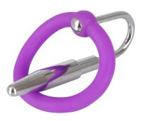 Penisplug Penisplug with a silicone glans ring