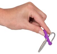 Penisplug Penisplug with a silicone glans ring
