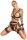ZADO Harness-Set aus Leder inklusive Handfesseln & Haltegriff