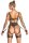 ZADO Harness-Set aus Leder inklusive Handfesseln & Haltegriff