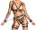 ZADO Harness-Set aus Leder inklusive Handfesseln & Haltegriff