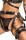 ZADO Harness-Set aus Leder inklusive Handfesseln & Haltegriff