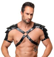 ZADO Harness aus Leder mit auffälligen...