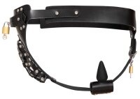 ZADO Keuschheits-String aus Leder S-2XL