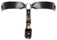 ZADO Keuschheits-String aus Leder S-2XL