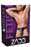 ZADO Keuschheits-String aus Leder S-2XL