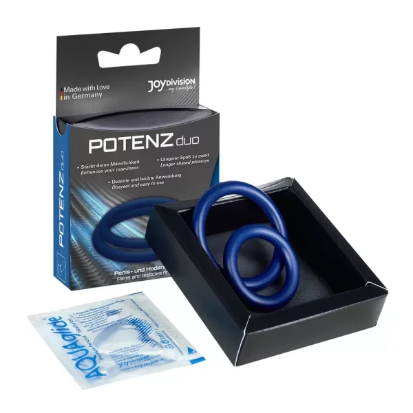 JOYDIVISION POTENZduo Penisring blau