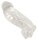 Crystal Penis Sleeve with extension + ball ring 19,2 cm