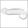 Crystal Penis Sleeve with extension + ball ring 23 cm