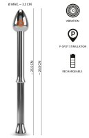 Rebel Vibrating Prostata Stimulator: Metal Milking Stick