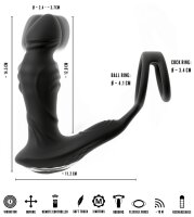 Rebel RC Vibrating Prostate Plug with Nodding Function