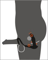 Rebel RC Vibrating Prostate Plug with Nodding Function