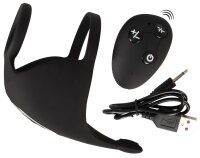 Rebel Cock ring with RC ball massager