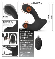 Rebel RC Butt Plug with 3 functions