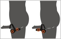Rebel Ball Massager with Perineum Stimulator