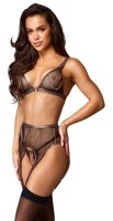 Abierta Fina Set mit Soft-BH, Strapsgürtel und...