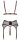 Abierta Fina Set mit Soft-BH, Strapsgürtel und Ouvert-String