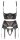 Abierta Fina Set mit Hebe-BH, Strapsgürtel und Ouvert-String