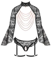 Abierta Fina Set mit busenfreiem Bolero-Top