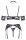 Abierta Fina Set mit BH-Top, Strapsgürtel und String ouvert