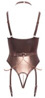 Abierta Fina Body ouvert in stilvoll schillerndem Bronzegold