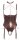 Abierta Fina Body ouvert in stilvoll schillerndem Bronzegold