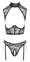 Abierta Fina Set mit Top & Straps-Slip