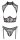 Abierta Fina Set mit Top & Straps-Slip