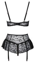 Abierta Fina Set aus weicher elastischer Spitze