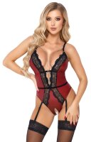 Abierta Fina Body ouvert im edlen roten Mattlook