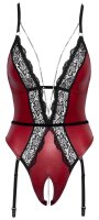 Abierta Fina Body ouvert im edlen roten Mattlook