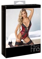 Abierta Fina Body ouvert im edlen roten Mattlook