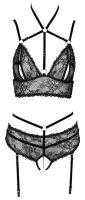 Abierta Fina Set mit Bralette und Straps-Slip