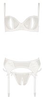 Abierta Fina Set BH, Strapsgurt und String