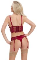 Cottelli LINGERIE Set mit edel glänzenden Satin-Details
