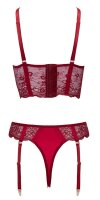 Cottelli LINGERIE Set mit edel glänzenden Satin-Details