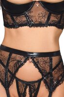 Cottelli LINGERIE Set im feinen Mix mit besticktem Tüll