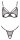 Cottelli LINGERIE Set mit schwarzen Mattlook-Details